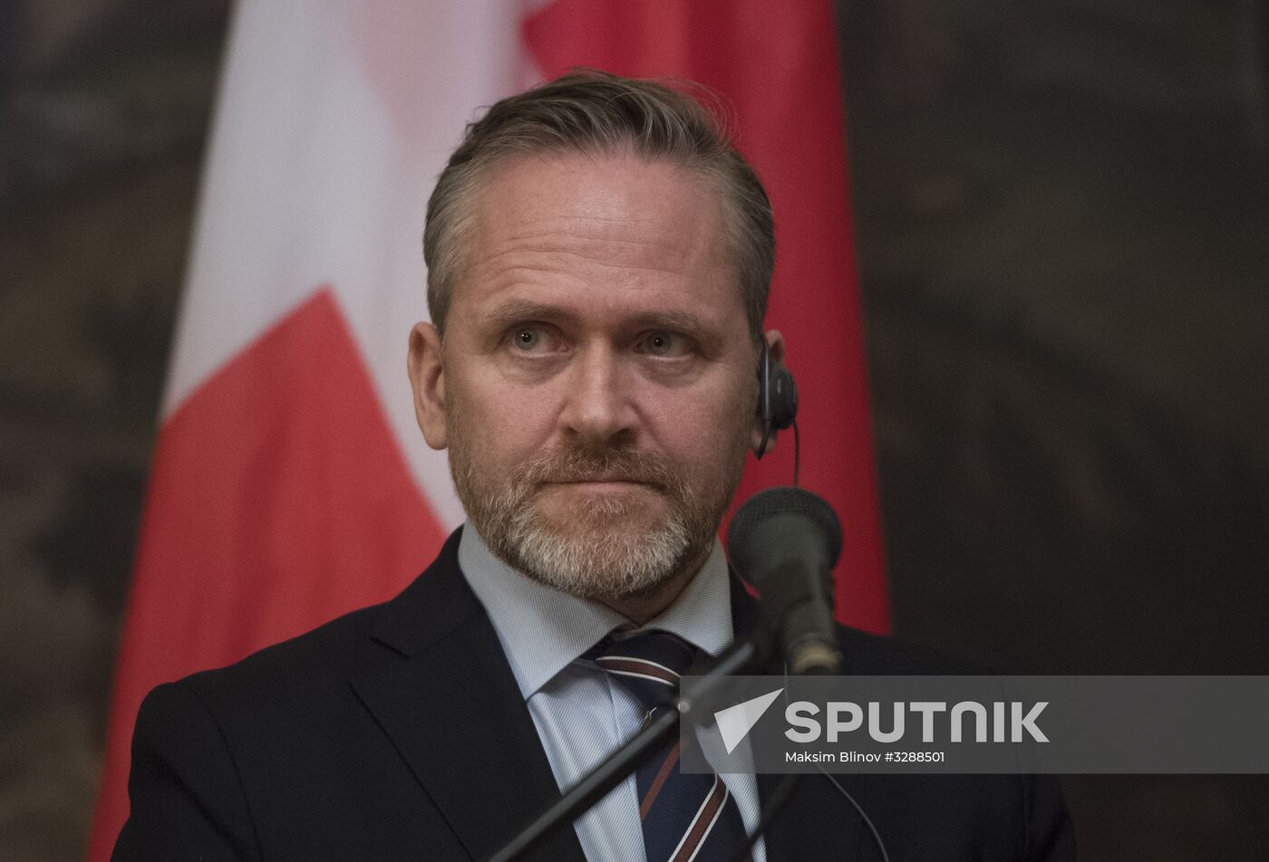 Russian Foreign Minister Sergei Lavrov meets with Foreign Minister of Denmark Anders Samuelsen