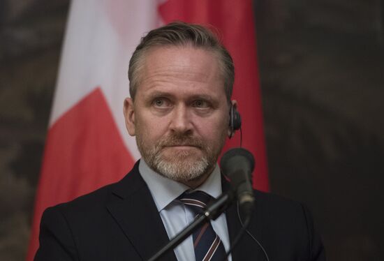 Russian Foreign Minister Sergei Lavrov meets with Foreign Minister of Denmark Anders Samuelsen