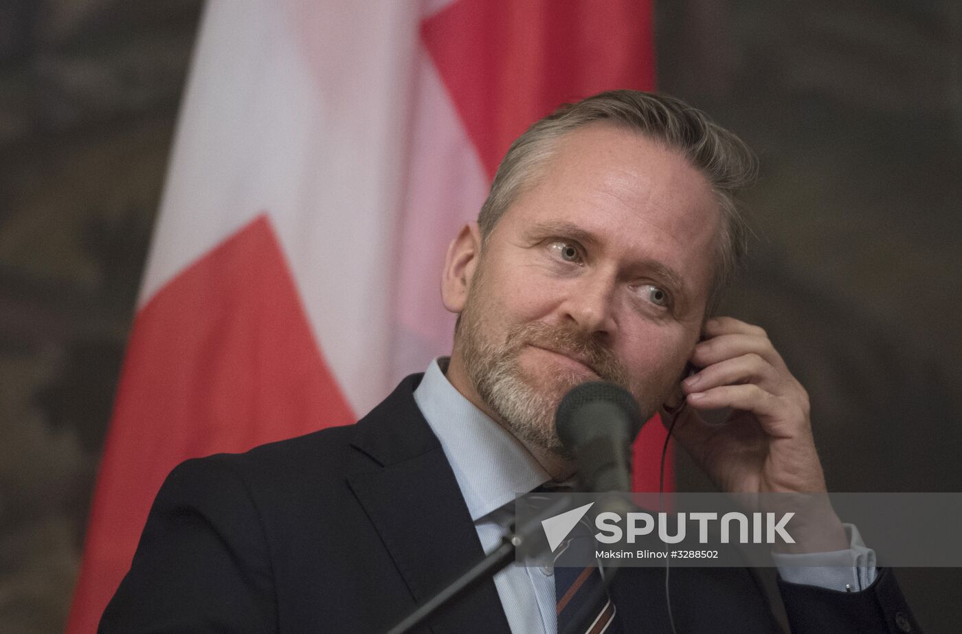 Russian Foreign Minister Sergei Lavrov meets with Foreign Minister of Denmark Anders Samuelsen