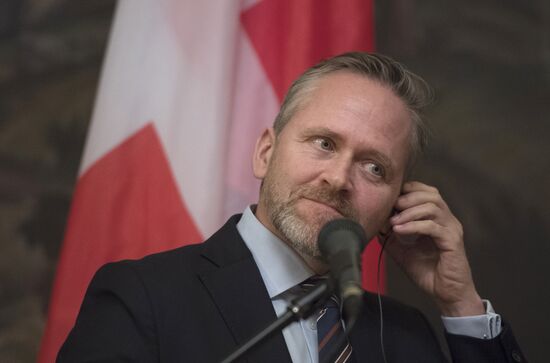 Russian Foreign Minister Sergei Lavrov meets with Foreign Minister of Denmark Anders Samuelsen