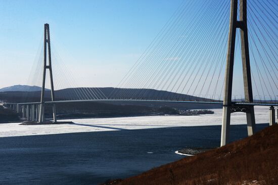 Ice conditions in Vladivostok waters