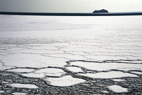 Ice conditions in Vladivostok waters