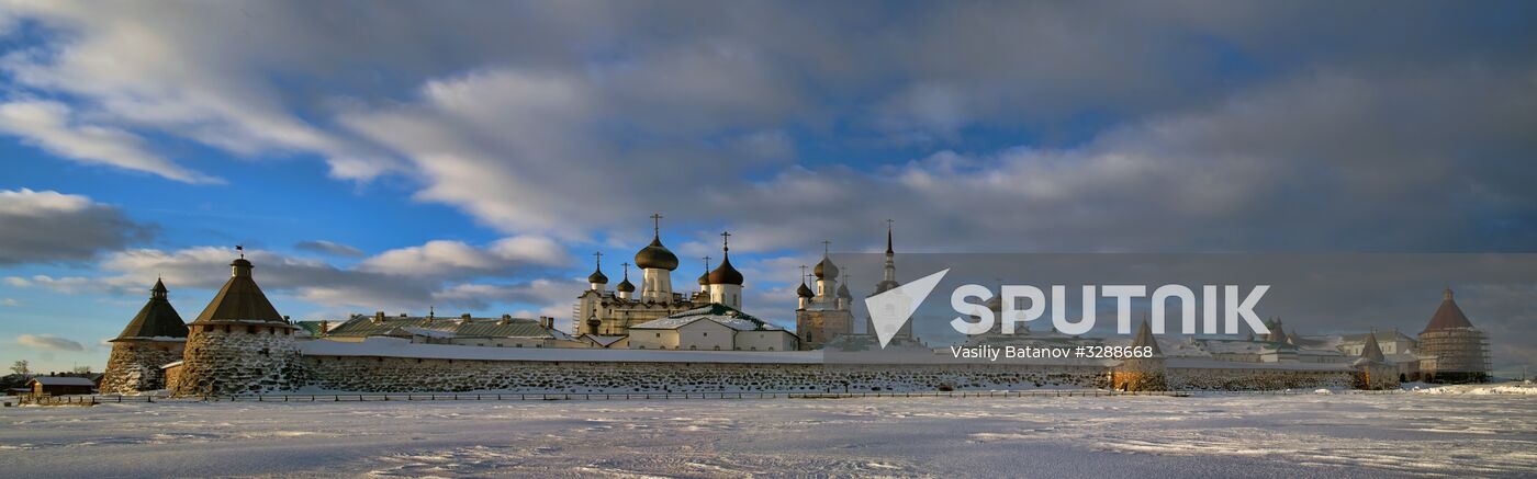 Solovki Kremlin. Solovetsky Monastery
