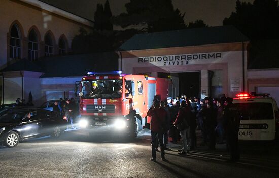 Baku radio manufactruring plant explosion update