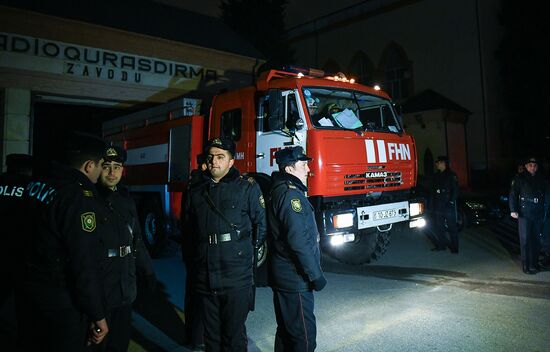 Baku radio manufactruring plant explosion update