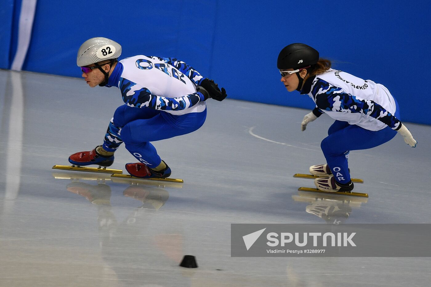 2018 Olympic Games. Short track. Training sessions