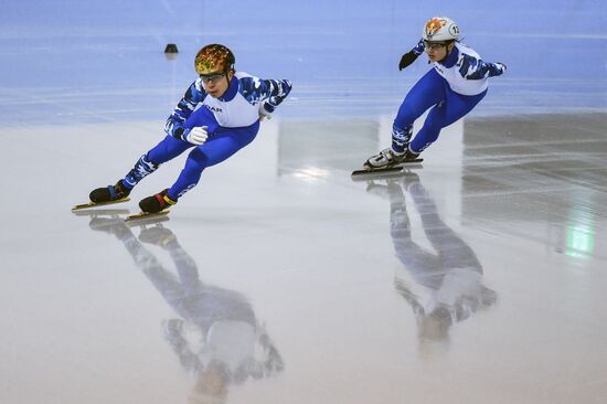 2018 Olympic Games. Short track. Training sessions