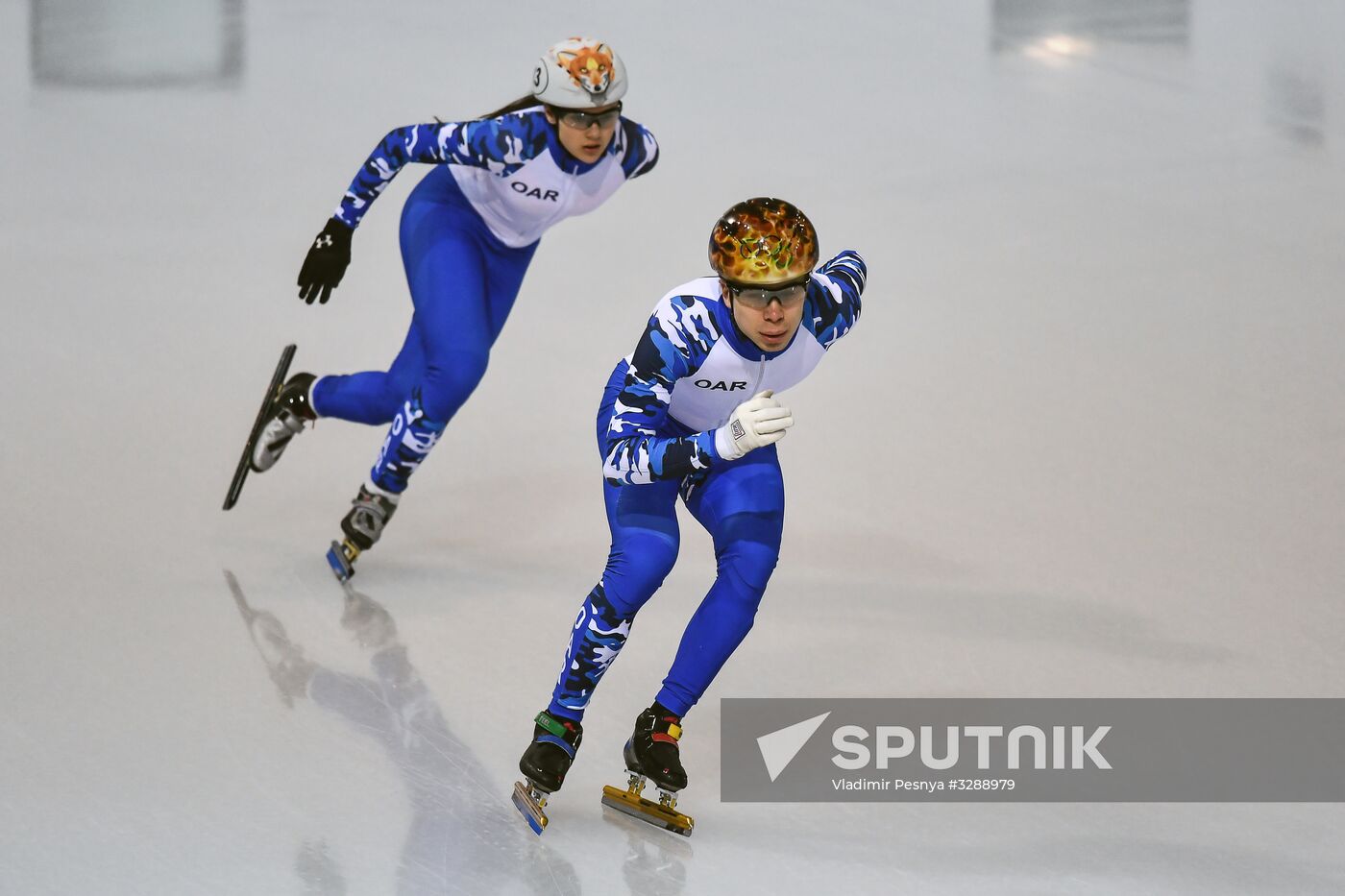 2018 Olympic Games. Short track. Training sessions