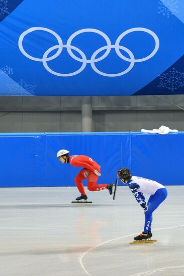2018 Olympic Games. Short track. Training sessions