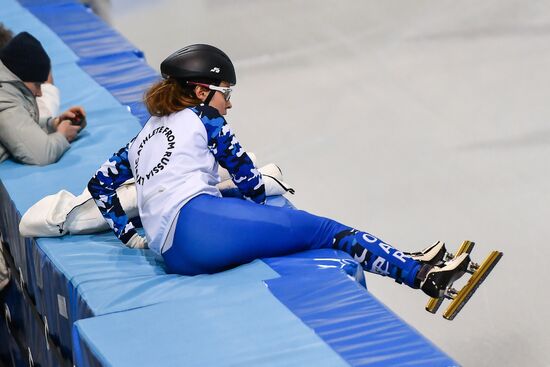2018 Olympic Games. Short track. Training sessions