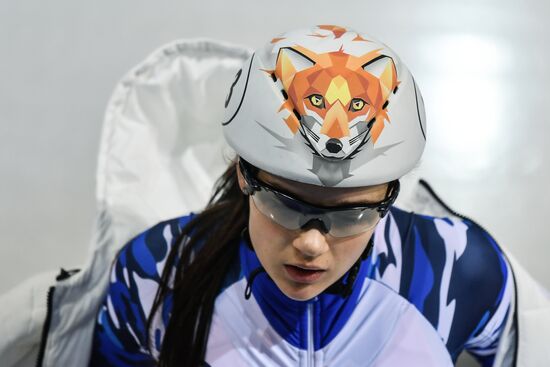 2018 Olympic Games. Short track. Training sessions