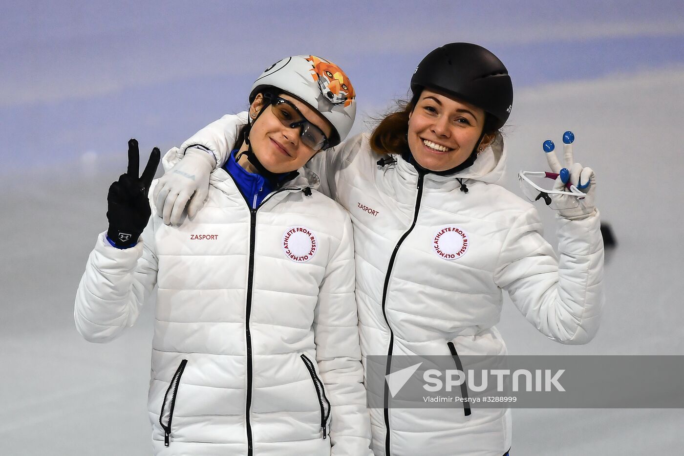2018 Olympic Games. Short track. Training sessions