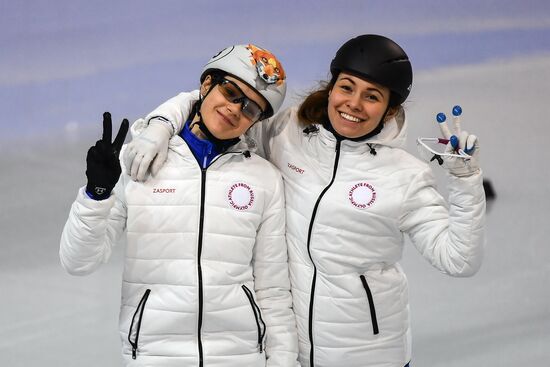 2018 Olympic Games. Short track. Training sessions