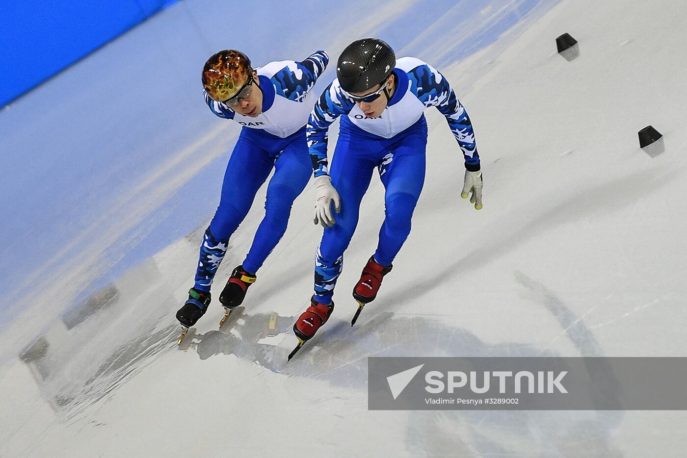 2018 Olympic Games. Short track. Training sessions