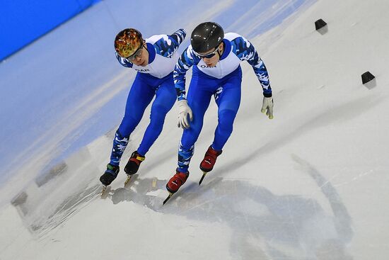 2018 Olympic Games. Short track. Training sessions