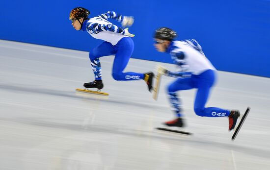 2018 Olympic Games. Short track. Training sessions