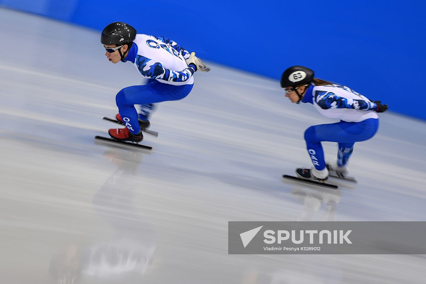 2018 Olympic Games. Short track. Training sessions