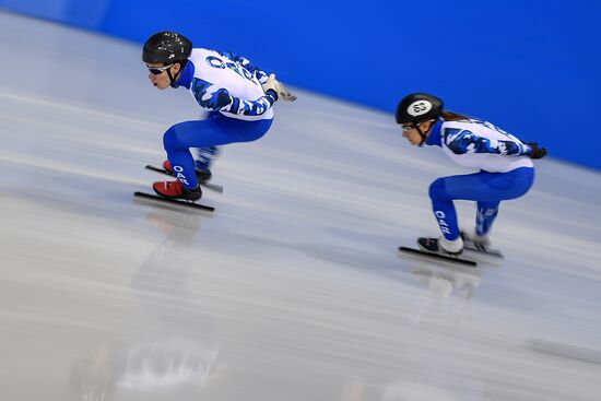 2018 Olympic Games. Short track. Training sessions