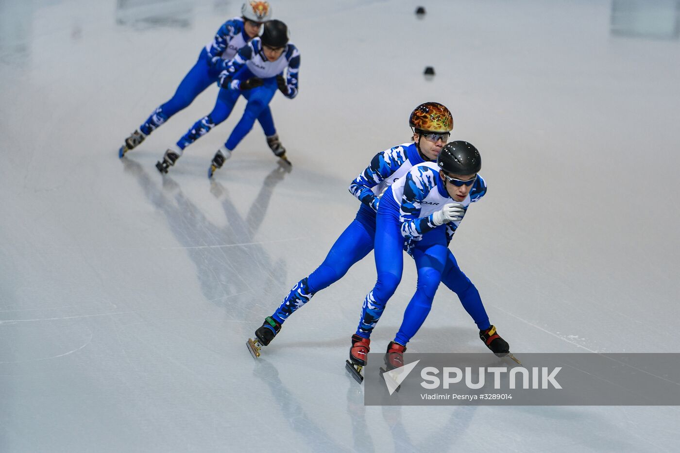 2018 Olympic Games. Short track. Training sessions