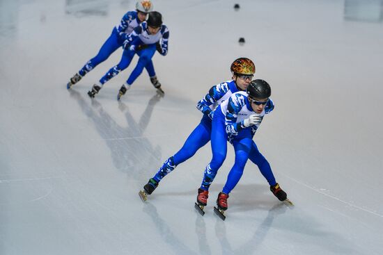 2018 Olympic Games. Short track. Training sessions