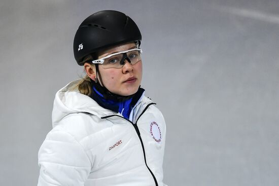 2018 Olympic Games. Short track. Training sessions