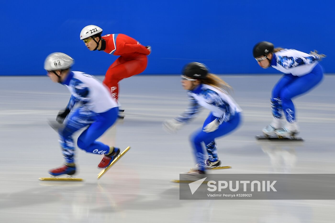2018 Olympic Games. Short track. Training sessions