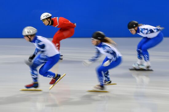 2018 Olympic Games. Short track. Training sessions
