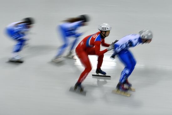 2018 Olympic Games. Short track. Training sessions