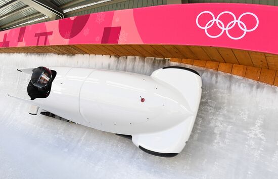 2018 Olympic Games. Bobsleigh. Training sessions