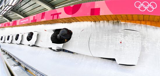 2018 Olympic Games. Bobsleigh. Training sessions