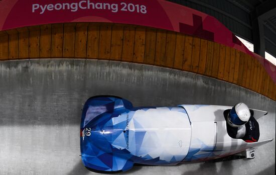 2018 Olympic Games. Bobsleigh. Training sessions