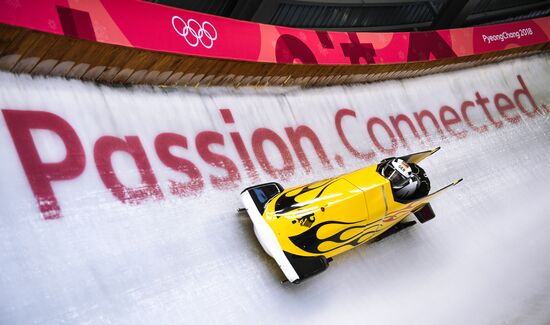 2018 Olympic Games. Bobsleigh. Training sessions