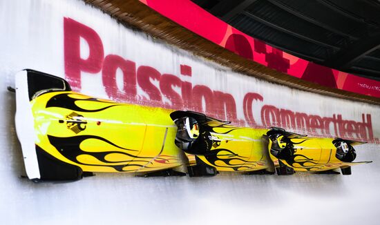 2018 Olympic Games. Bobsleigh. Training sessions