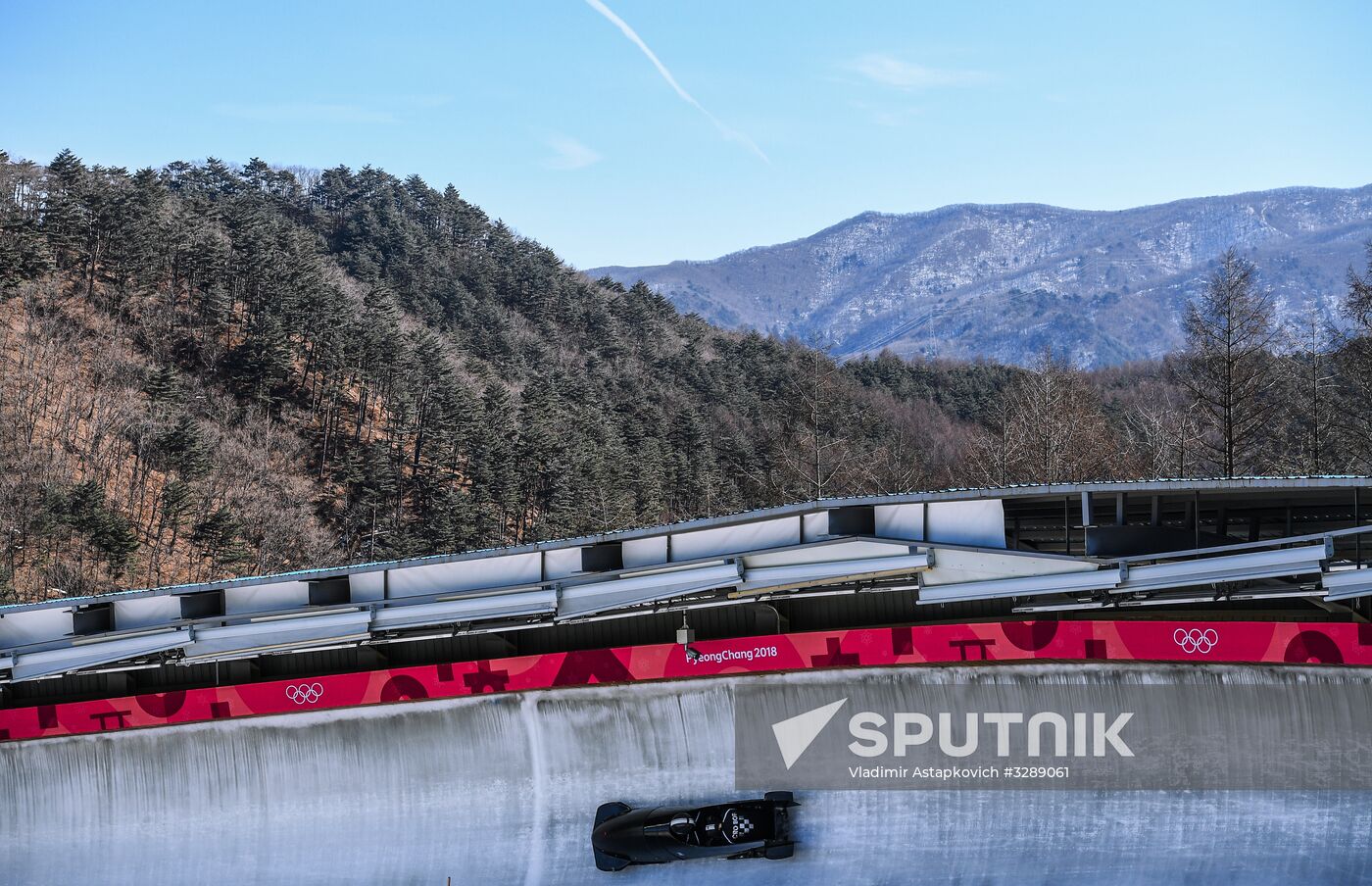 2018 Olympic Games. Bobsleigh. Training sessions
