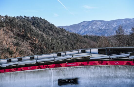 2018 Olympic Games. Bobsleigh. Training sessions