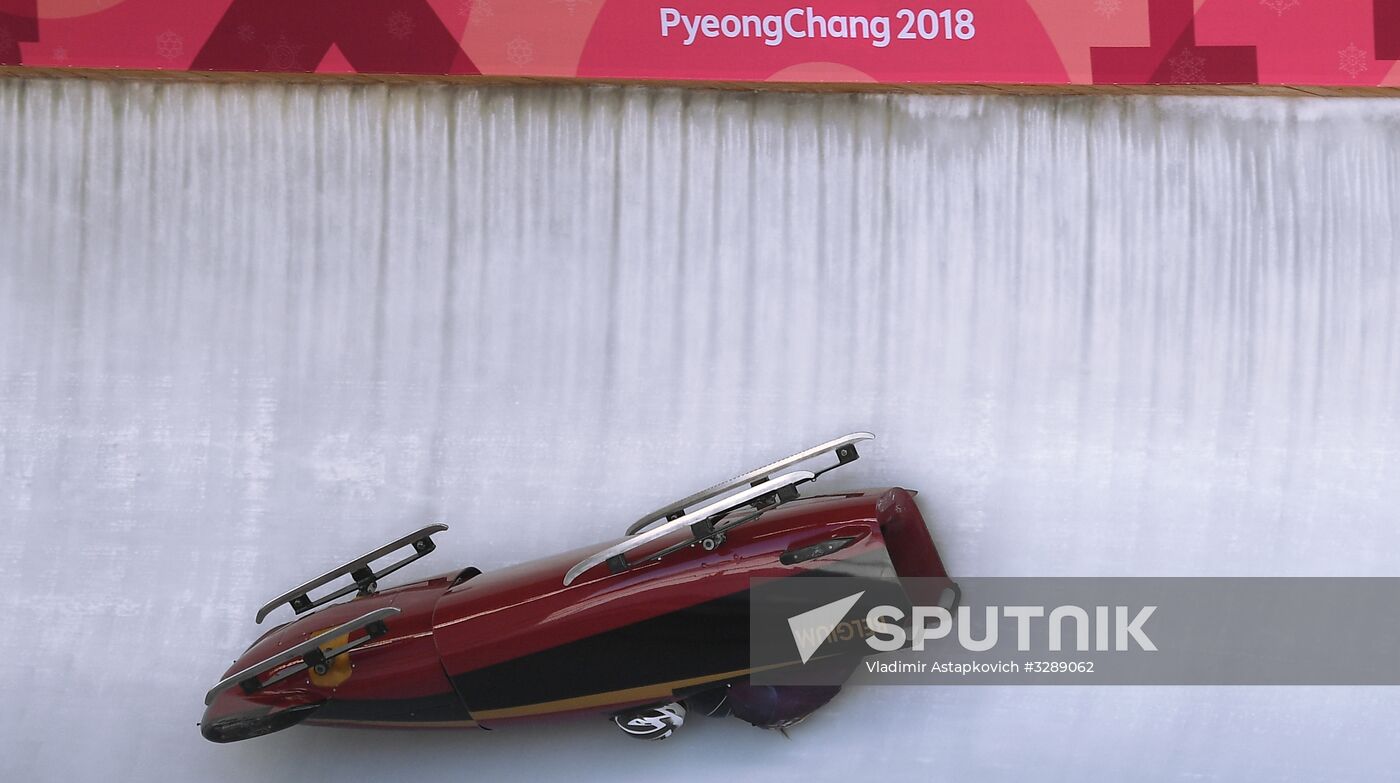 2018 Olympic Games. Bobsleigh. Training sessions