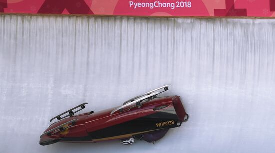 2018 Olympic Games. Bobsleigh. Training sessions