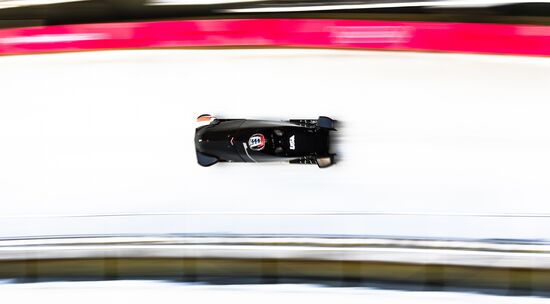 2018 Olympic Games. Bobsleigh. Training sessions