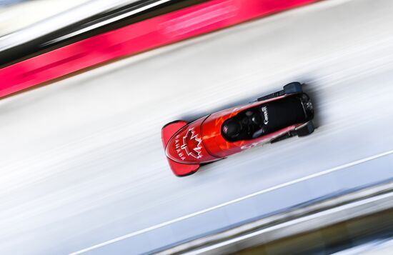 2018 Olympic Games. Bobsleigh. Training sessions