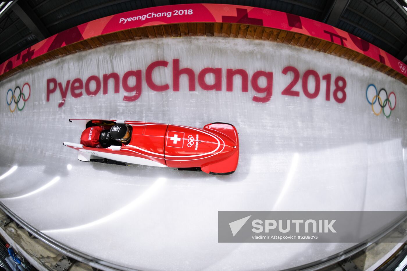 2018 Olympic Games. Bobsleigh. Training sessions