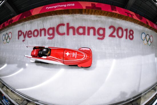 2018 Olympic Games. Bobsleigh. Training sessions