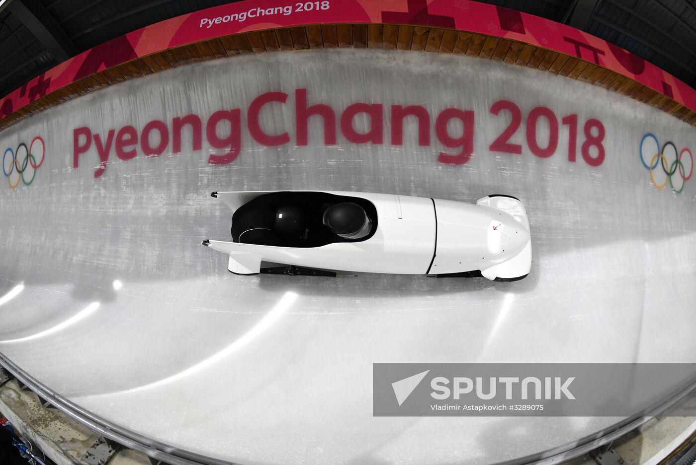 2018 Olympic Games. Bobsleigh. Training sessions