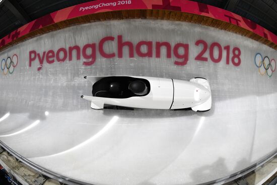 2018 Olympic Games. Bobsleigh. Training sessions