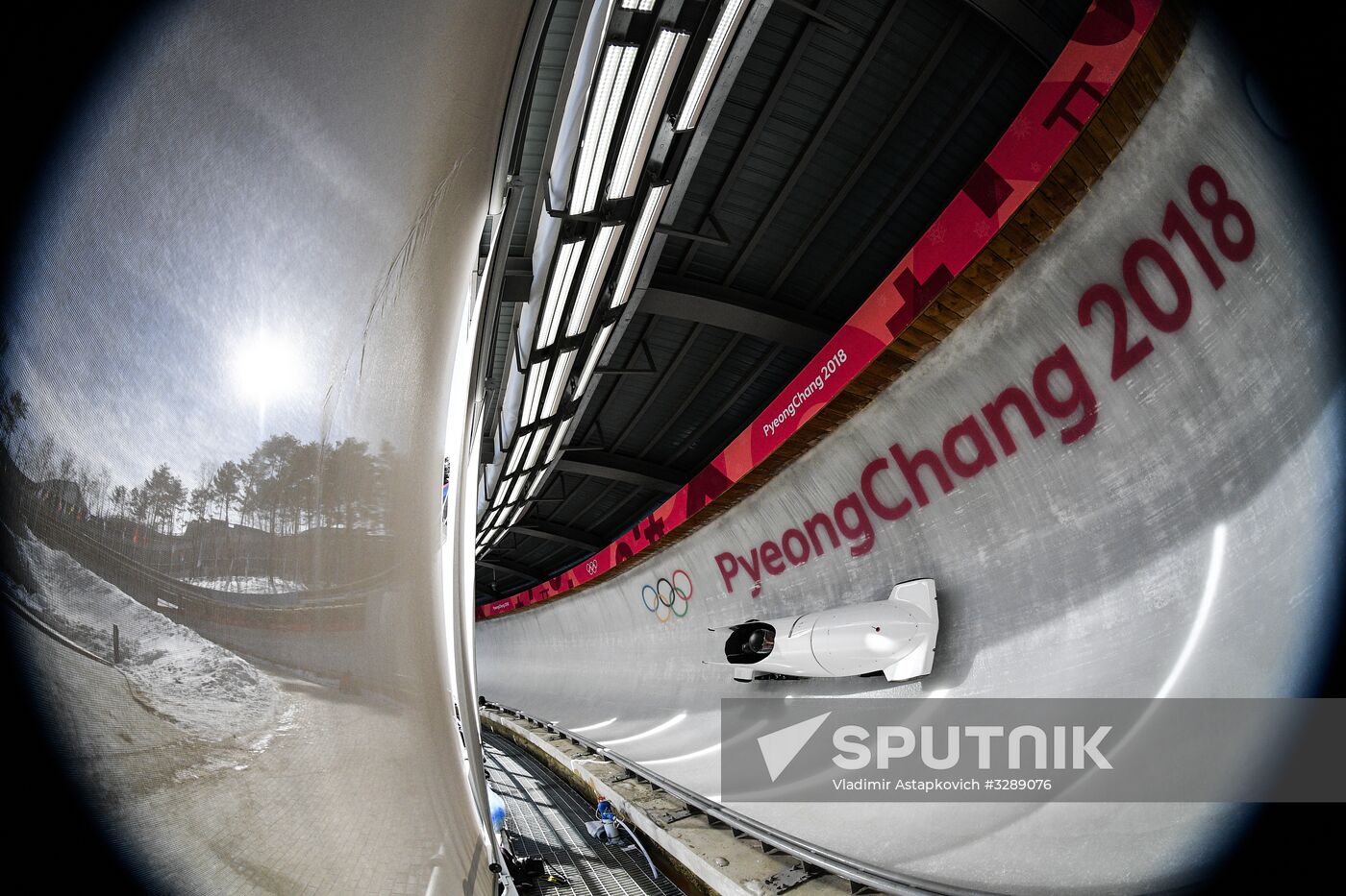 2018 Olympic Games. Bobsleigh. Training sessions
