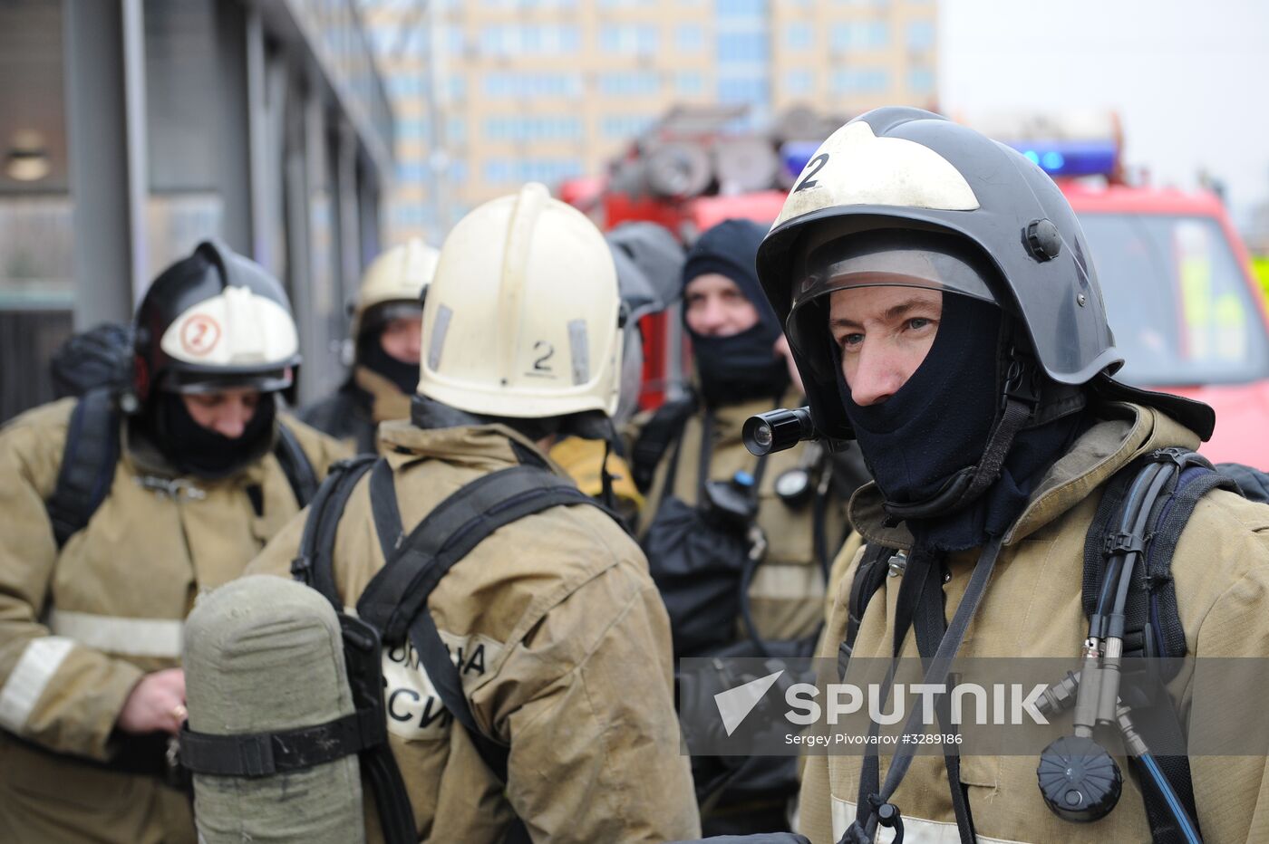 Tactical exercises at Rostov-on-Don train station