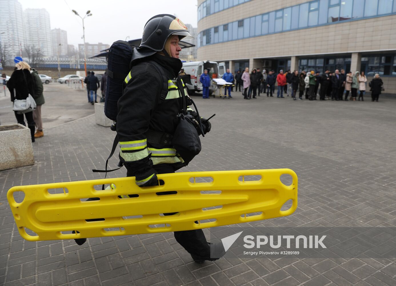 Tactical exercises at Rostov-on-Don train station