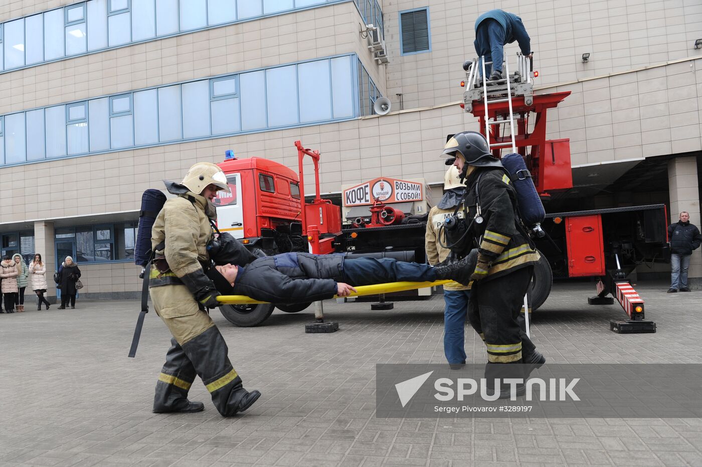 Tactical exercises at Rostov-on-Don train station