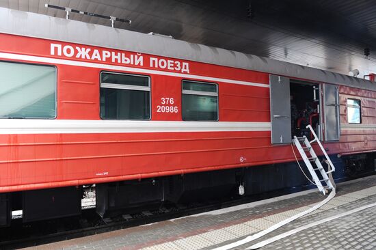 Tactical exercises at Rostov-on-Don train station