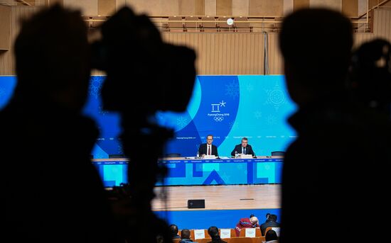 News conference by IOC President Thomas Bach