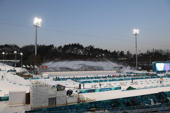 2018 Olympic Games. Biathlon. Men. Training session